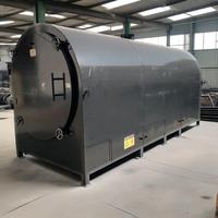 Fourneau de fabrication de charbon de bois écologique sans fumée, moteur à haut rendement en carbone, capacité de 0,3 à 3 tonnes/jour, économie d'énergie