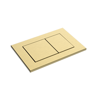Plaque de finition en acier inoxydable brossé titane doré de haute qualité pour articles sanitaires de salle de bain – Élégante et fonctionnelle