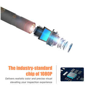 <span class=keywords><strong>Endoscope</strong></span> industriel étanche 4,3'' HD1080P, câble rigide <span class=keywords><strong>10M</strong></span>, boroscope 8mm pour inspection de tuyaux, capteur CMOS, prend en charge la carte mémoire, garantie 1 an - Product Image 4