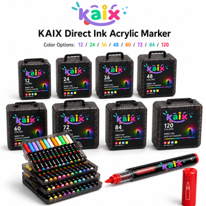 Marcadores Acrílicos KAIX Smooth Layering, Punta de Pincel Suave de 1.0 mm, Marcador de Pintura a Base de <span class=keywords><strong>Agua</strong></span> para Estudiantes de Arte - Product Image 2