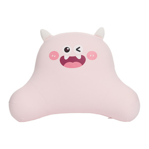 Coussin de siège en soie glacée pour voiture, motif monstre de dessin animé, avec support lombaire et appui-tête, pour toutes les saisons - Product Image 5