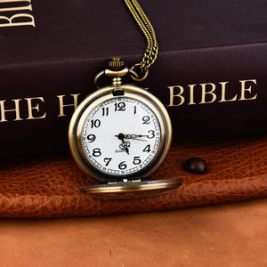 Montre de poche vintage en alliage, boîtier en quartz, style Bill Cipher, analogique, pendentif, collier, montre à chaîne pour homme, femme, enfant, cadeau, non étanche - Product Image 2