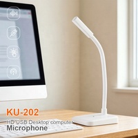 Mikrofon Komputer Desktop Kisonli Produk Baru 3000 Unit dengan Harga Diskon, Antarmuka 3.5mm