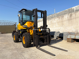 Carretilla elevadora eléctrica todoterreno de 5 toneladas para exteriores barata, carretilla elevadora todoterreno eléctrica de carga automática de litio de 5T - Product Image 5