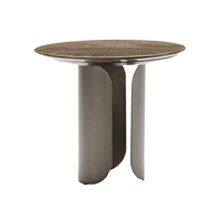 Tables d'appoint en marbre de luxe pour hôtel et maison, design moderne avec fonction extensible, approvisionnement direct d'usine, mobilier moderne pour la maison