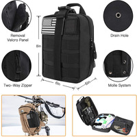 Kit de survie en milieu sauvage transfrontalier, trousse de premiers soins, kit de survie en plein air, kit d'urgence pour le camping, ensemble d'outils de survie, modèle HUOJIA002