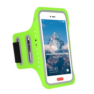 Custom Ultra-Thin Elastic <b>Phone</b> Armband Outdoor Running Full-Screen Fingerprint <b>Unlock</b> Breathable Waterproof Jogging Arm Bags - Product Image 6
