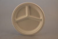 Plateau et assiette jetables écologiques en pulpe de canne à sucre biodégradable, compatibles micro-ondes, pour le camping, assiette à fruits compostable