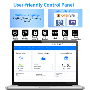Yeacomm NR315 5G IDU CPE Router Firewall Interior <span class=keywords><strong>WiFi</strong></span> 6 AX1800 Velocidad de 4Gbps Ranura Dual SIM Puertos Gigabit 1000Mbps Hogar Negocio - Product Image 4