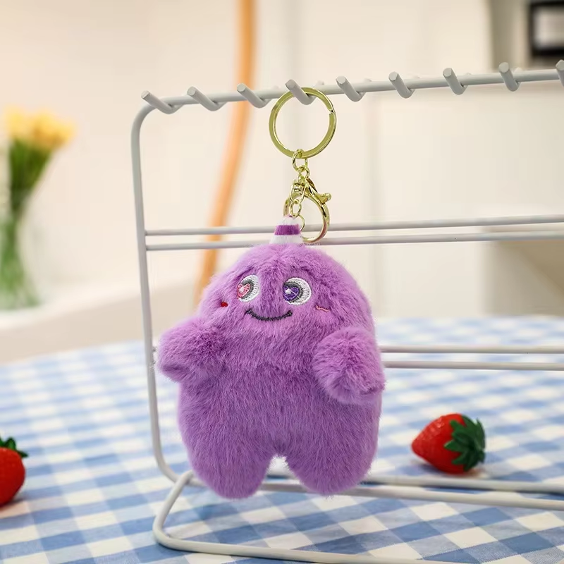 Purple-10cm-with keychain