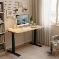 Pré-assembler le bureau à installation rapide double moteur 3 étapes Table électrique ergonomique réglable en hauteur cadre de bureau debout