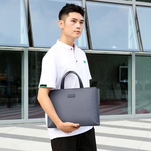 Sac à main Oxford imperméable Fuliya avec logo personnalisé, mallette d'affaires portable, sac pour ordinateur portable léger de grande capacité pour les trajets domicile-travail - Product Image 3
