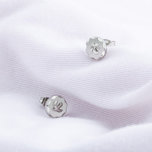 ต่างหูแบบติดหู ดีไซน์รูปนก เหล็กไทเทเนียม เครื่องประดับแฟชั่นสำหรับผู้ชาย รูปทรงเรขาคณิต ลายสัตว์ สไตล์มินิมอล - Product Image 2