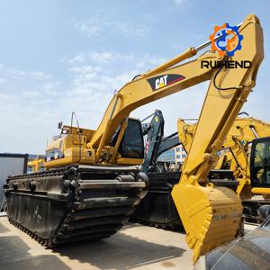 Escavatore Anfibio Usato Caterpillar CAT 320CL 320 ad Alte Prestazioni con Braccio Esteso da 18m per Palude, Mezzo Pesante - Product Image 1