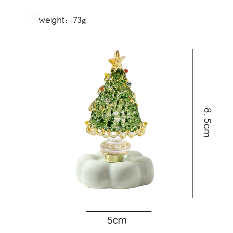 Vert brossé jaune 6,5 cm rotatif