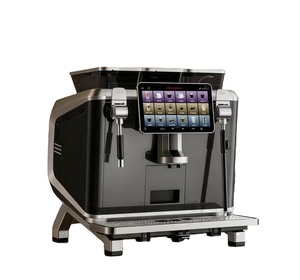 <span class=keywords><strong>Cafetera</strong></span> Espresso Digital 2025 para el Hogar con Tanque de Leche, Menú a Color, Doble Caldera, Máquina de Espresso Italiana - Product Image 1