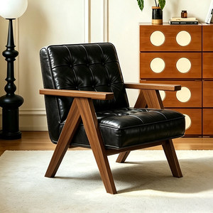 Poltrone Relax in Tessuto e Legno Dorato, Set di <span class=keywords><strong>Sedie</strong></span> di Lusso in Stile Nordico Moderno per Sala d'Attesa, Salotto e <span class=keywords><strong>Soggiorno</strong></span> - Product Image 4