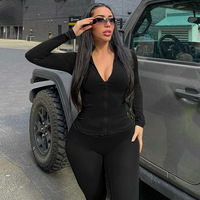 Combinaison de sport de style nouveau pour femme, vêtements de yoga, vêtements de sport, combinaison courte de sport à manches longues, ensembles de yoga fitness