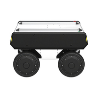 Plateforme robotique intelligente omnidirectionnelle Véhicule terrestre sans pilote Plateforme robotique à 4 roues Châssis UGV