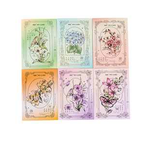 20 pz/pacco di adesivo botanico incompiuto serie disegno manuale fai da te <span class=keywords><strong>collage</strong></span> decorativo materiale base - Product Image 5