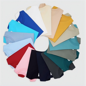 <span class=keywords><strong>T</strong></span>-<span class=keywords><strong>shirt</strong></span> vierge en coton pur épais 250g, 100% coton uni, <span class=keywords><strong>T</strong></span>-shirts basiques en coton pour hommes et femmes, personnalisables avec logo - Product Image 6
