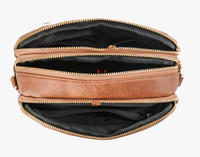 Sac à Bandoulière avec Large Bandoulière en Cuir PU pour Femme, Sac à Bandoulière Carré avec Bandoulière, Vintage