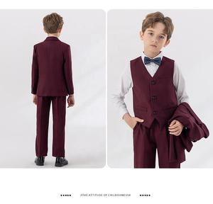 Traje <span class=keywords><strong>de</strong></span> negocios <span class=keywords><strong>de</strong></span> otoño-invierno para <span class=keywords><strong>hombre</strong></span>, cuello en V, corte 3D <span class=keywords><strong>de</strong></span> poliéster-Algodón anticontracción para eventos formales - Product Image 5