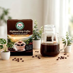 PD Highland Drip <b>Coffee</b> Bag Robusta Convenient Portable Single Serve <b>Filter</b> <b>Coffee</b> Vietnam - Product Image 1