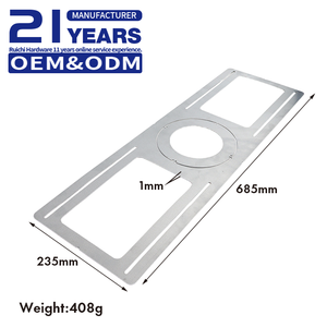 Custom Aluminum Alloy Stamped <strong>Ceiling</strong> <strong>Light</strong> Fixture <strong>Bracket</strong> - Product Image 2