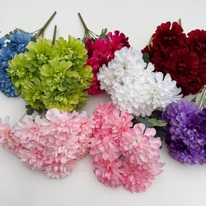 PT-HY023 Venta Directa <span class=keywords><strong>de</strong></span> Fábrica, Ramo Decorativo <span class=keywords><strong>de</strong></span> <span class=keywords><strong>Flores</strong></span> Artificiales <span class=keywords><strong>de</strong></span> Alta Calidad, Económico y al por Mayor, para Hogar y Bodas - Product Image 1