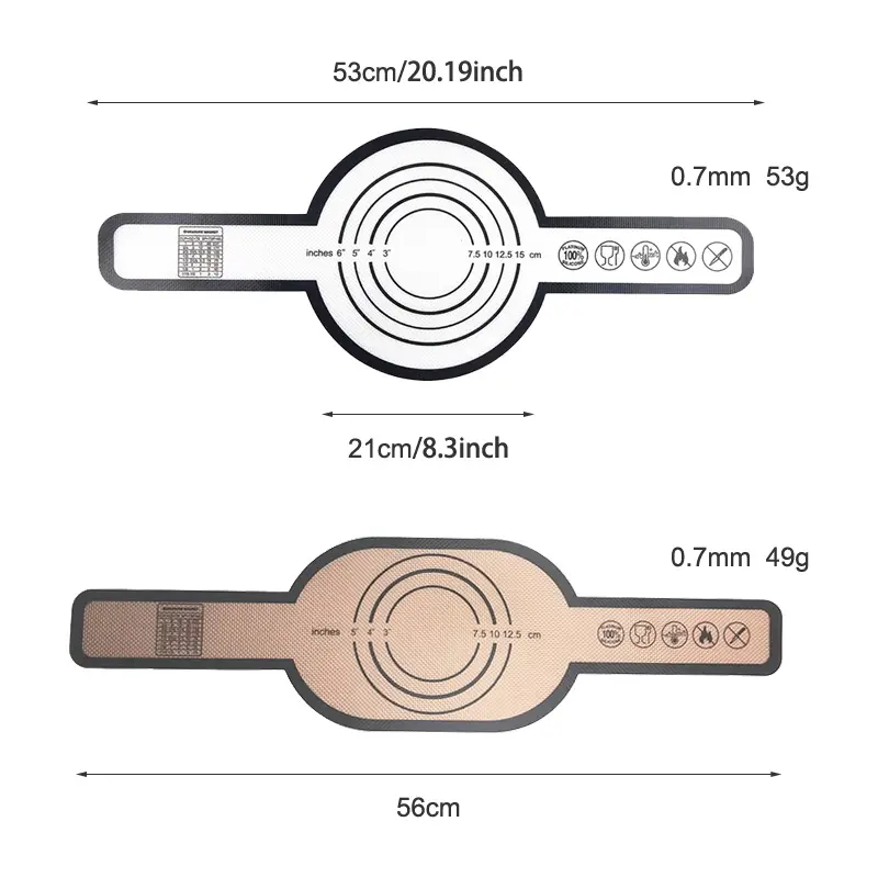 Met Siliconen Gecoate Glasvezel Bakmat Essentieel Gebak Gereedschap Voor Thuiskoks En Professionele Bakkers