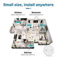 Bouton d'appel d'urgence intelligent Tuya Zigbee, contrôlé par application, alimenté par batterie, usage domestique, étanche IP66, buzzer intégré