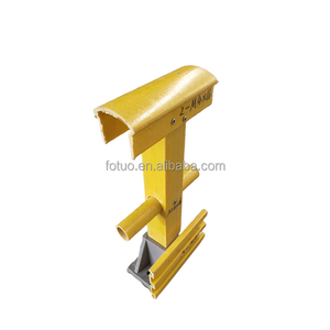 Estructura de fibra de vidrio FRP GRP compuesto a prueba de óxido Plataforma de escalera Aplicación al aire libre con cubierta de pasamanos de plástico y accesorios - Product Image 5