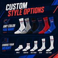 Chaussettes de sport en coton de haute qualité pour hommes, chaussettes de basket-ball personnalisées, chaussettes de course athlétiques personnalisées