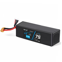 Kapasitas Tinggi 12000mAh 7S 25.9V 12.5C Baterai Drone Lithium Polymer Ternary CE RoHS XT90 dengan Kabel Penyeimbang JST-XH