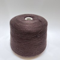 Fil mélangé teint 50NM/2 28% PBT 72% Viscose, filé à cœur cristallin, écologique, pour broderie et couture de pulls – Stock important