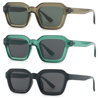 Lunettes de soleil PC UV400 tendance, unisexe, très populaires sur TikTok, vente en gros, prix usine, personnalisables avec logo