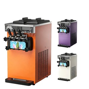 Machine à glaces commerciale automatique de table 20-28L/h, 3 saveurs, pour la fabrication de yaourts et de glaces molles – <span class=keywords><strong>Prix</strong></span> professionnel - Product Image 1