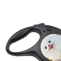 Vente en gros Nouvelle arrivée Laisse rétractable pour animaux de compagnie personnalisée par sublimation Laisse personnalisée de 3m pour animaux de compagnie