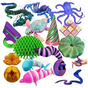 ของเล่นฟิดเจ็ตสปินเนอร์รูปทรงกรวยแบบปรับแต่งได้ พิมพ์ 3 มิติ วัสดุ PLA สำหรับผู้ใหญ่ บรรเทาความเครียด พร้อมกล่องพรีเมียม - Product Image 1