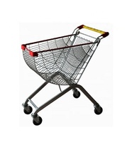 Chariot de supermarché à roulettes chariot de supermarché avec panier en filet prix