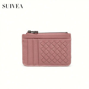New Zipper Ladies Korean Version of Multi-card <b>ID</b> Card <b>Holder</b> Keychain Card Bag Coin Purse Braided Bag - Product Image 1