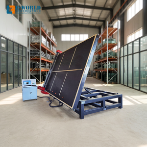 Máquina Automática de Corte de Vidrio Eworld, Potencia de 12KW, Voltaje de 220V/380V, Grosor de Vidrio de 2-19mm, Construcción de Acero, Color Negro - Product Image 1