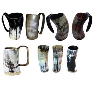 Ready Stock B.S. INTERNATIONAL Old Fashioned Glass Drinking Horn Mugs Custom Designs Eco-Friendly Recyclable Reusable Beer - Product Image 4
