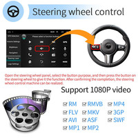 Android Car stéréo Double Din 10.1 pouces écran tactile 2 Din Car Radio vidéo Autoradio Navigation GPS WIFI BT FM RDS