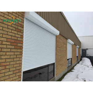Volets roulants électriques blancs avec protection contre les tempêtes pour portes Portes à volets avancés - Product Image 5