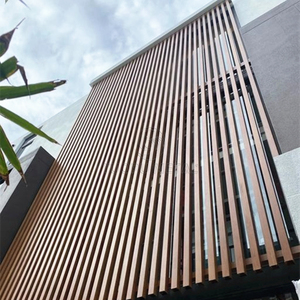 Kiến trúc kim loại tường ốp xây dựng stripscreen Hệ thống mặt tiền nhôm battens - Product Image 3