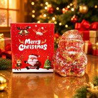 Jouet Squishy Père Noël Arbre de Noël à Montée Lente en Maltose, Jouet Sensoriel Anti-Stress à Presser, Idéal pour Cadeau - Vente Chaude