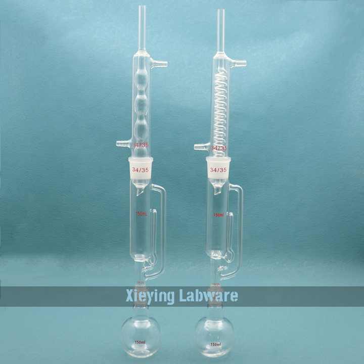 Bouteille De Lavage De Gaz En Verre Borosilicaté 500 Ml - Bouchon GL45, Joint Silicone, Raccord 8 Mm Pour Laboratoire - 9
