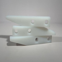 Composant en nylon PA6 blanc haute performance résistant à l'huile, options d'épaisseur personnalisées pour l'isolation électrique des équipements électroniques